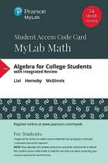 MyLab Math with Pearson EText -- 24 Month Standalone Access Card -- for Algebra for College Students