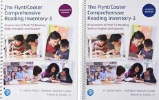 The Flynt/Cooter Comprehensive Reading Inventory-3 : Assessment of K-12 Reading Skills in English and Spanish -- Teacher and Student Book Package