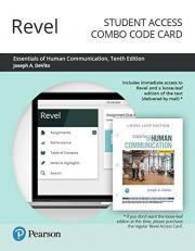 Revel for Essentials of Human Communication -- Combo Access Card 10th