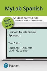 MyLab Spanish with Pearson etext -- Access Card -- For Unidos : An Interactive Approach (Single Semester) 3rd