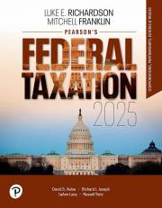 Pearson's Federal Taxation 2025 Corporations, Partnerships, Estates, & Trusts 25th