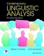 Contemporary Linguistic Analysis 9th