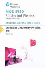 Modified Mastering Physics with Pearson EText -- Standalone Access Card -- for Essential University Physics 4th