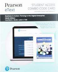 Pearson EText for Business in Action -- Combo Access Card 9th