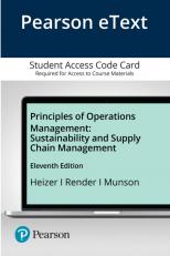 Pearson eText Principles of Operations Management: Sustainability and Supply Chain Management -- Instant Access (Pearson+) 11th