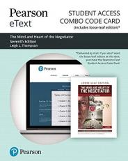 Pearson EText for the Mind and Heart of the Negotiator -- Combo Access Card 7th