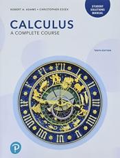 Student Solutions Manual for Calculus: A Complete Course 10th