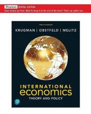 International Economics : Theory and Policy 