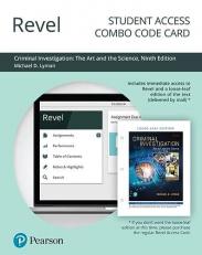 Revel for Criminal Investigation : The Art and the Science -- Combo Access Card 9th