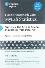 MyLab Statistics with Pearson eText -- 24 Month Standalone Access Card -- for Statistics : The Art and Science of Learning from Data