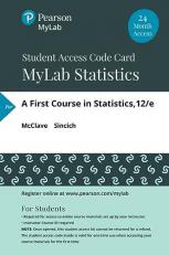 MyLab Statistics with Pearson EText -- Standalone Access Card -- for a First Course in Statistics