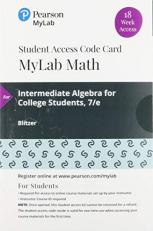 MyLab Math with Pearson EText -- 18 Week Standalone Access Card -- for Intermediate Algebra for College Students