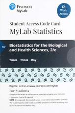 MyLab Statistics with Pearson EText -- 18 Week Standalone Access Card -- for Biostatistics for the Biological and Health Sciences