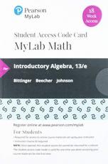 MyLab Math with Pearson EText -- 18 Week Standalone Access Card -- for Introductory Algebra