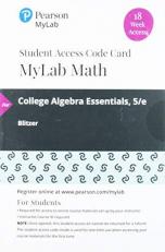 MyLab Math with Pearson EText -- 18 Week Standalone Access Card -- for College Algebra Essentials