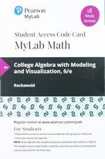 MyLab Math with Pearson EText -- 18 Week Standalone Access Card -- for College Algebra with Integrated Review