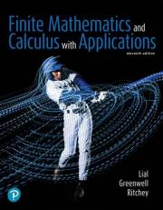 Finite Mathematics and Calculus with Applications [RENTAL EDITION] 11th