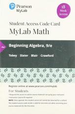 MyLab Math with Pearson EText -- 18 Week Standalone Access Card -- for Beginning Algebra