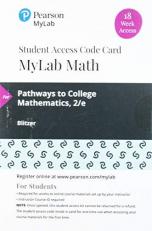 MyLab Math with Pearson EText -- 18 Week Standalone Access Card -- for Pathways to College Mathematics