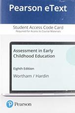 Pearson EText Assessment in Early Childhood Education -- Access Card 8th