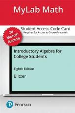 Mylab Math with Pearson Etext -- Standalone Access Card -- for Introductory Algebra for College Students -- 24 Months