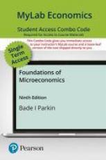 Mylab Economics with Pearson Etext -- Combo Access Card -- for Foundations of Microeconomics 9th