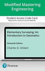 Modified Mastering Engineering with Pearson EText -- Standalone Access Card -- for Elementary Surveying : An Introduction to Geomaticsr 16th