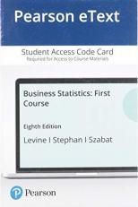 Business Statistics : First Course Access Card