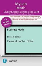 MyLab Math with Pearson EText -- Combo Access Card -- for Business Math (18-Weeks)