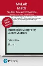 MyLab Math with Pearson EText -- Combo Access Card -- for Intermediate Algebra for College Students (24 Months)