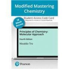 Modified Mastering Chemistry with Pearson EText -- Access Card -- Principles of Chemistry : A Molecular Approach (18-Weeks)