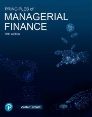 Principles of Managerial Finance 16th