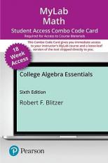 MyLab Math with Pearson EText for College Algebra Essentials -- Combo Access Card (18-Wks)