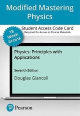 Modified MasteringPhysics with Pearson EText -- Access Card -- for Physics : Principles with Applications (18-Weeks)