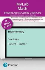 MyLab Math with Pearson EText for Trigonometry -- Combo Access Card (18-Wks)