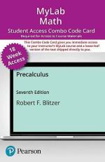 Precalculus - MyLab Math Combo (18 Weeks) with Pearson eText