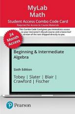 MyLab Math with Pearson EText -- 24 Month Combo Access Card -- for Beginning and Intermediate Algebra