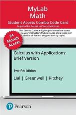 MyLab Math with Pearson EText -- Combo Access Card -- for Calculus with Applications, Brief Version (24 Months)