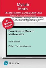 MyLab Math with Pearson EText -- Combo Access Card -- for Excursions in Modern Mathematics (24 Months)