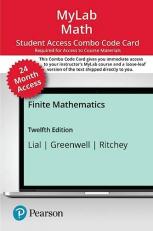 MyLab Math with Pearson EText -- Combo Access Card -- for Finite Mathematics-- 24 Months