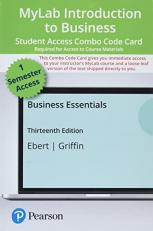 MyLab Biz with Pearson EText -- Combo Access Card -- for Business Essentials 13th