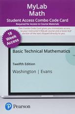 Basic Tech. Mathematics - MyLabMath Combo 12th