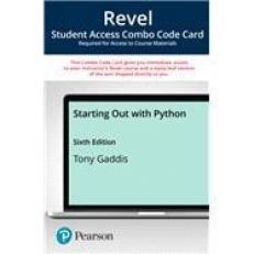 Starting Out With Python -- Revel Access Card 6th