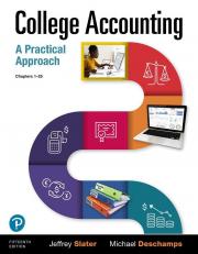 College Accounting: A Practical Approach 15th