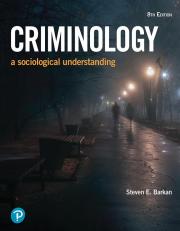 Criminology 8th