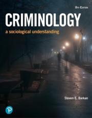 Criminology : A Sociological Understanding 8th