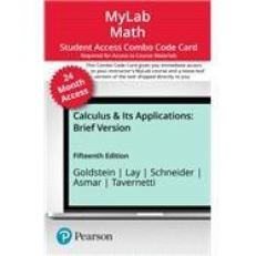 MyLab Math with Pearson EText -- 24-Month Combo Access Card -- for Brief Calculus and Its Applications