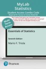 Essentials of Statistics - MyLab Combo with Pearson eText 7th