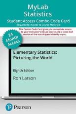 Elementary Statistics - Combo Access with Pearson eText 8th