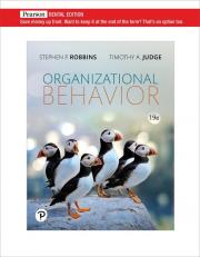 Organizational Behavior (subscription) 19th